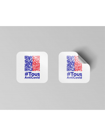 Adhésif "TousAntiCovid"