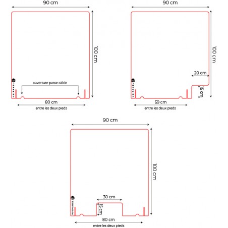 Passe-cable A4