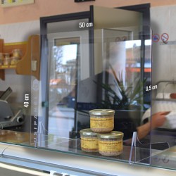 Barrière de vitrine...